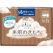Amazon | エリス 素肌のきもち 超スリム 羽つき 36cm（特に多い夜用