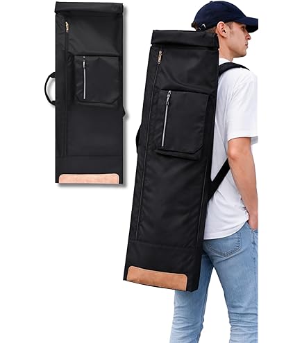 Amazon | LIMSE スケボー リュック ケース 肩パッド付属 スケート