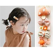Amazon.co.jp: Shomty 5点セット 赤ちゃん ベビー ヘアクリップ