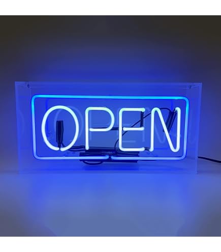 Amazon | 【OPEN* 開いた】ネオン看板 ネオン管 NEON SIGNs ネオン