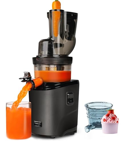 Amazon.co.jp: Kubins EVO-800 Hole Slow Juicer, Red : Home & Kitchen