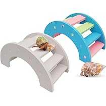 Amazon | XiyaxiVici 2個 ヤドカリ クライミングブリッジ 白と