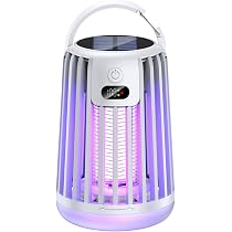 Amazon | 電撃殺虫器 捕虫器 ソーラー充電 殺虫灯&照明ライト2way 電気