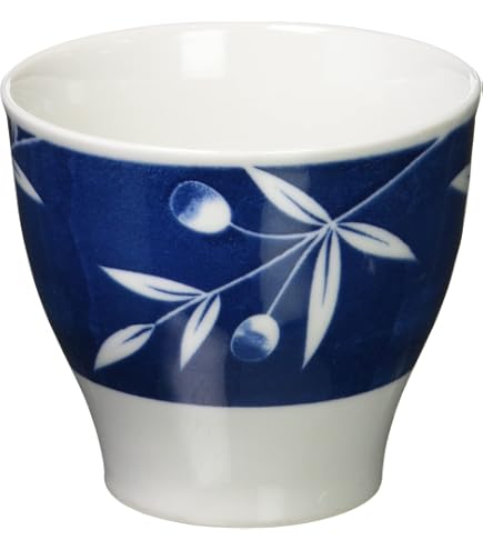 Amazon | 有田焼 清山窯 花鳥市松 茜千鳥 蓋付き湯飲み茶碗 5個セット