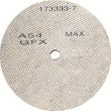United Abrasives/SAIT 29202 4 by 1/4 by 5/8 A54 UA-GFX Cotton Fiber Wheel, 10-Pack [並行輸入品]