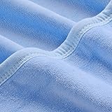 エルフ ベビー(Fairy Baby)ベビーバスタオル 柔らか 大サイズ 四季兼用 100*120cm ブルー