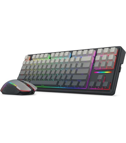 Amazon | ZIYOU LANG TKL K62 ゲーミングキーボード マウスセット