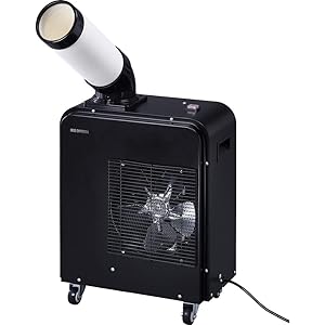 【設置工事不要】アイリスオーヤマ エアコン 移動式 スポットクーラー PSAC-0803-B 冷房 除湿 スポットエアコン ポータブルクーラー