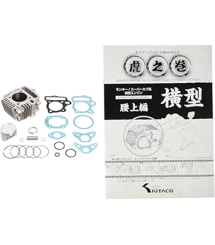 Amazon | ミニモト モンキー ボアアップキット 88ccタイプ シリンダー