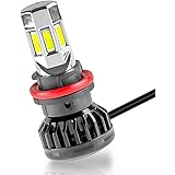 MOTOSTAR バイク用ledヘッドライト HS5 Hi/Lo LEDバルブ 六面発光 6500K AC/DC 12v対応 30W CREE製 取付簡単 冷却ファン付き 放熱性 長寿命