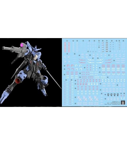 Amazon | MG 1 100 ヴィダール用蛍光水転写式デカール 他社製