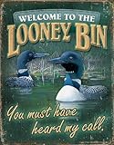 Tin Sign – Welcome To The Looney Bin