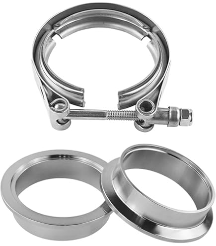 2.75 to 3.5 Steel Exhaust V-band ADAPTER vband V Band adaptor Flange – MMI SPEED SHOP