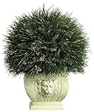 Nearly Natural 6539 Potted Grass with White Vase, Green [並行輸入品]