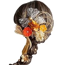 Amazon | Lomeri ロメリ【8色展開】髪飾り つまみ細工 14点