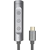 ポータブルヘッドホンアンプ ハイレゾ音源対応 パワーアンプ 192kHz/24bit対応 ステレオミックス 高音質 スマートフォン用 小型 デジタルオーディオアンプ (Android, スペースグレイ)