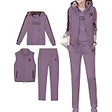 [BLANK BLANC] 3点 ジャージ セットアップ 暖かい レディース 裏起毛 スウェット ベスト パンツ 秋 冬 春 S～L B32