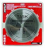 Task Tools T22415 12-Inch Hard Body Carbide Saw Blade, Cross-Cutting and Finish with 1-Inch Arbor [並
