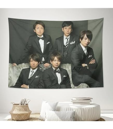 Amazon.co.jp: 嵐 あらし タペストリー おしゃれ壁掛け 装飾布 大判 布