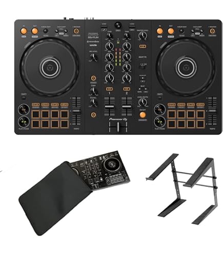 Amazon | DDJ-FLX4 PCスタンド ヘッドホンセット (ブラック) | DJ