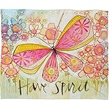 DENY Designs Cori Dantini Fleece Throw Blanket, Have Spirit, Medium 60 X 50 by DENY Designs
