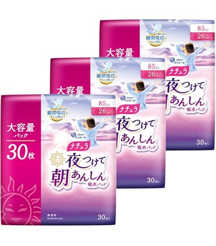 Amazon.co.jp: 大王製紙 ナチュラ さら肌さらり 超吸収さらさら 吸水