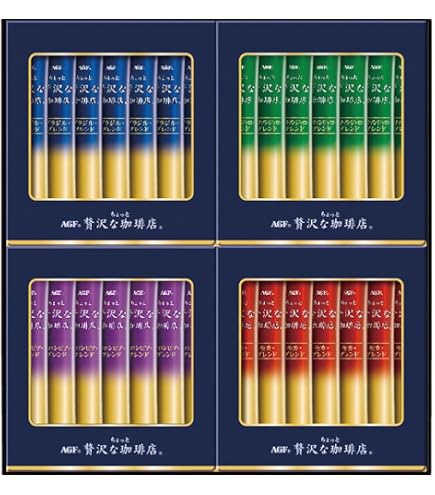 Amazon.co.jp: AGF ちょっと贅沢な珈琲店スティックブラックギフト