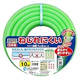 トヨックス 柔らかくねじれに強いから使い易い 抗菌フィットホース 10m KFT-1510G