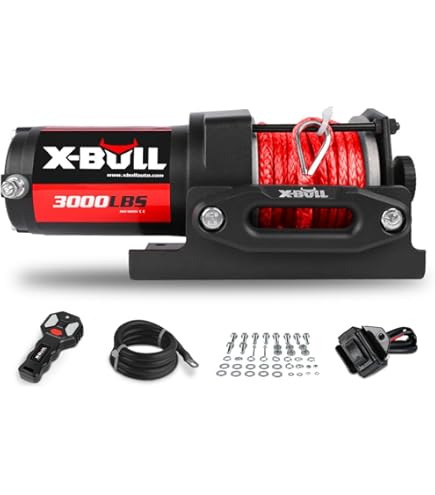 Amazon.co.jp: 【6ヶ月保証付】【三方良し】電動ウインチ 12V 3000LBS