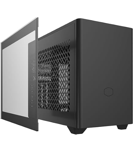 Amazon.co.jp: Cooler Master NR200P SFF Mini-ITX ケース、強化ガラス