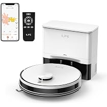 Amazon | アイライフ(ILIFE) ロボット掃除機 10000Pa強力吸引 自動ゴミ
