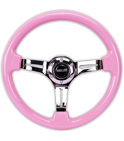 Amazon | SC RACING ステアリングホイール ハンドル (ピンク