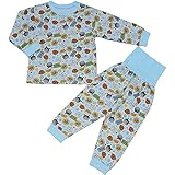 アンパンマン パジャマ スムス裏毛素材 腹巻付きです j-oa2878 (100cm, サックス)