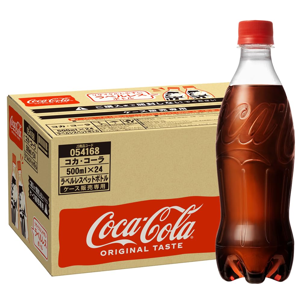 コカ・コーラ ラベルレス 500mlPET×24本