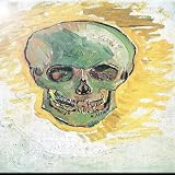 Rikki Knight Van Goghスカルデザインアートセラミックタイル4 by 4インチ、