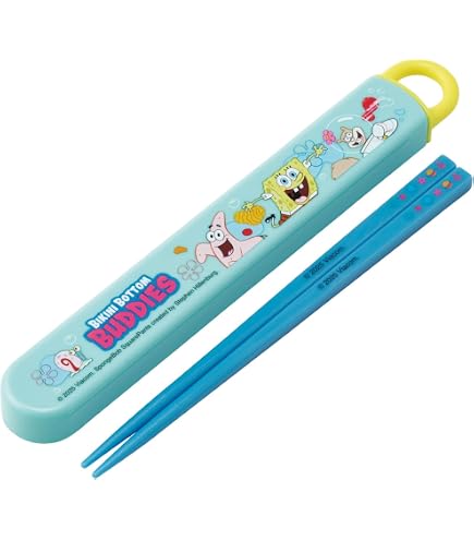 Amazon｜大西賢製販 スポンジボブ/Besties 箸&スプーンセット ブルー