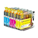 LC211-4CL Brother用 互換インクカートリッジ LC211(2C/2M/2Y) 3色 6本 大容量 残量検知 最新ICチップ搭載 DCP-J562N DCP-J762N DCP-J962N DCP-J963N MFC-J730DN MFC-J730DWN MFC-J830DN MFC-J830DWN MFC-J880N MFC-J900DN MFC-J900DWN