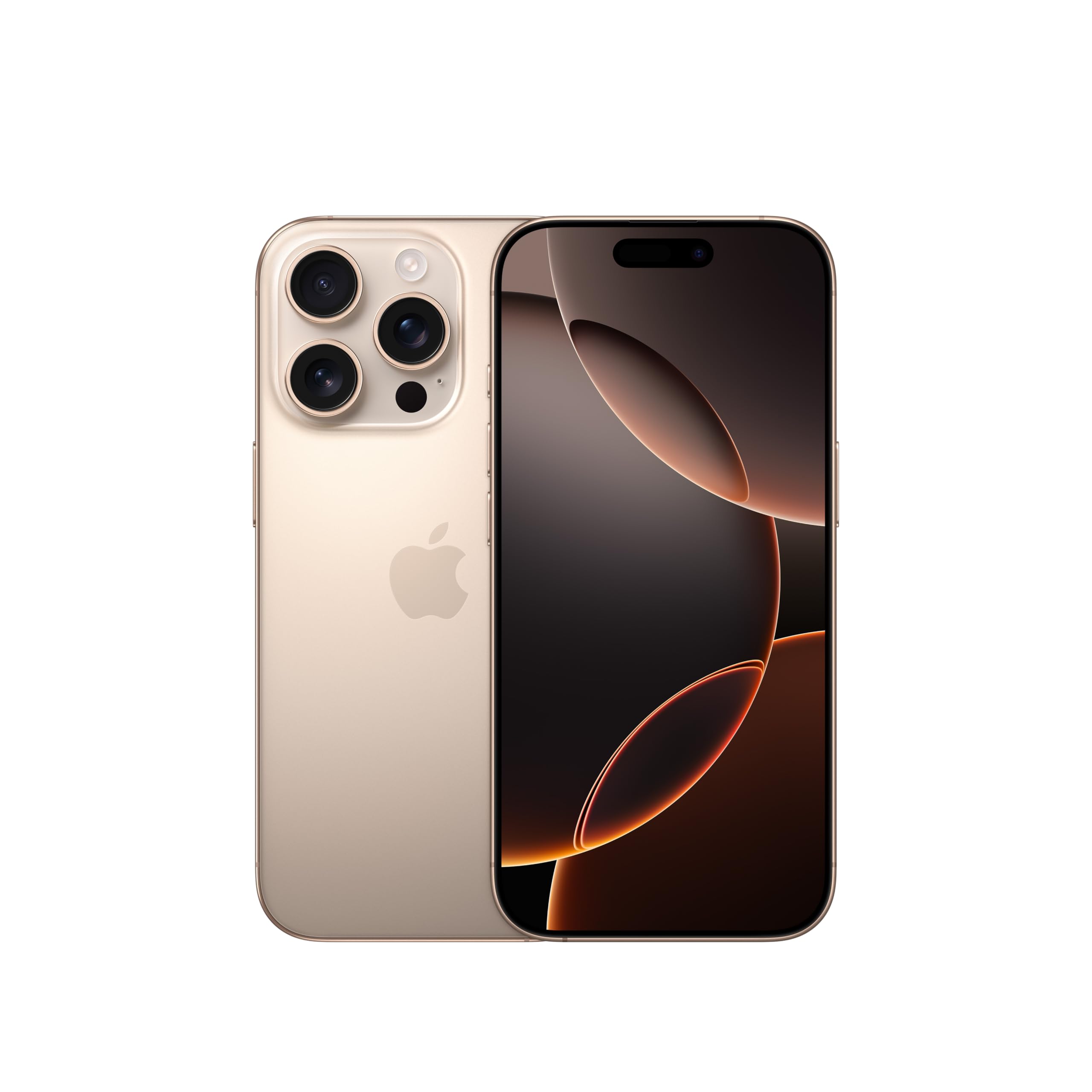 (Refurbished) Apple iPhone 16 Pro, 256 GB, Desert Titanium, SIM Free, Compatible with 5G