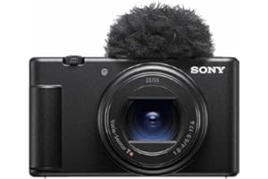 SONY(ソニー) コンパクトデジタルカメラ VLOGCAM Vlog用カメラ ZV-1II ボディ ウィンドスクリーン付属 18-50mm F1.8-4.0 ズームレンズ ブラック ZV-1M2 B