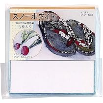 ♢豆色紙のイラスト♢ Amazon | イラスト 豆色紙 76×76mm スノーホワイト ピンク 5枚