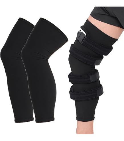 Amazon.co.jp: DonJoy Drytex Sport ヒンジ付き膝ラップアラウンド