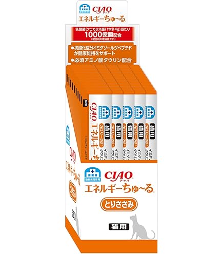 Amazon.co.jp: チャオ (CIAO) 猫用おやつ エネルギーちゅ～る 乳酸菌