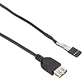 AINEX ケース用USBケーブル Aメス-セットメス [ 40cm ] USB-008C