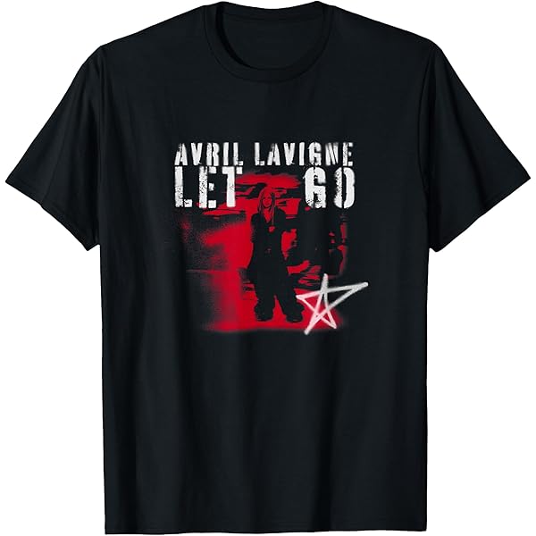 Amazon | 公式 Avril Lavigne Bite Me 両面 Tシャツ | Tシャツ