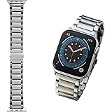 エレコム Apple Watch (アップルウォッチ) バンド 41mm 40mm 38mm [Apple Watch 8 7 SE2 SE 6 5 4 3 2 1 対応] プレミアムステンレス 3連タイプ マット エレガント 長さ調整可 調整工具付