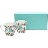 ティファニー TIFFANY＆Co マグカップ ペアカップ 5TH アベニュー ボーンチャイナ ニューヨーク 210ml 2客 ペア 陶器 メンズ レディース