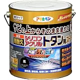 アサヒペン 油性超耐久シリコンアクリルトタン用スーパー 3kg (黒)
