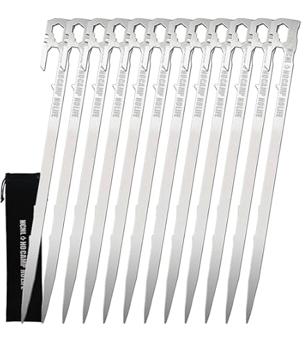 Amazon | ユニフレーム ステンレスペグ 6本セット 681534 | UniFlame