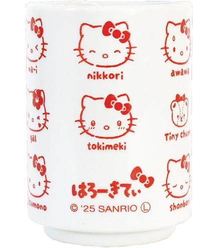Amazon｜サンリオキャラクターズ (SANRIO) ハローキティ 湯呑み 240ml