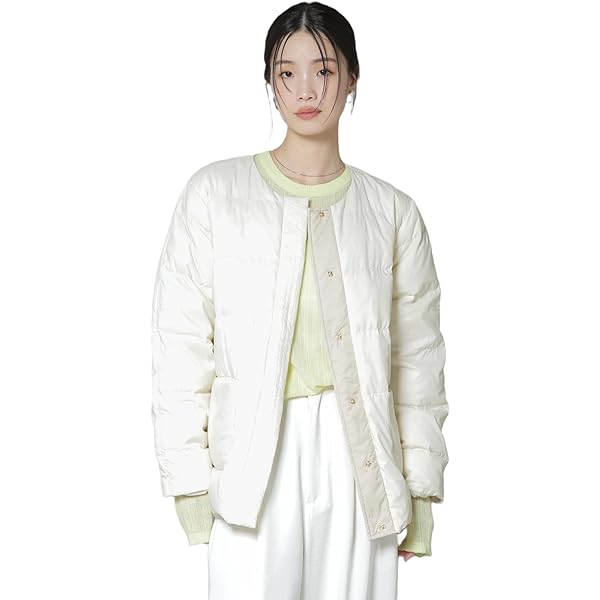 美品 ナノユニバース 140ウールリバーミドルコート　アイボリー　オフホワイト ナノユニバース 140ウールリバーミドルコート アイボリー オフホワイト